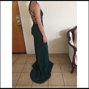 Long Emerald Green Dress